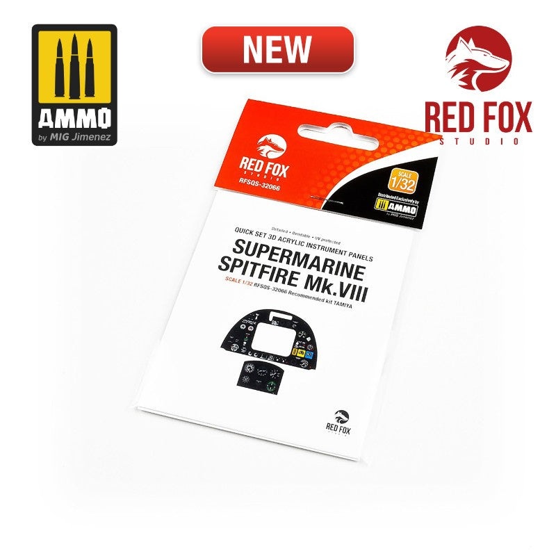 Red Fox Studio 32066 - 1/32 Supermarine Spitfire Mk.VIII (for Tamiya kit)
