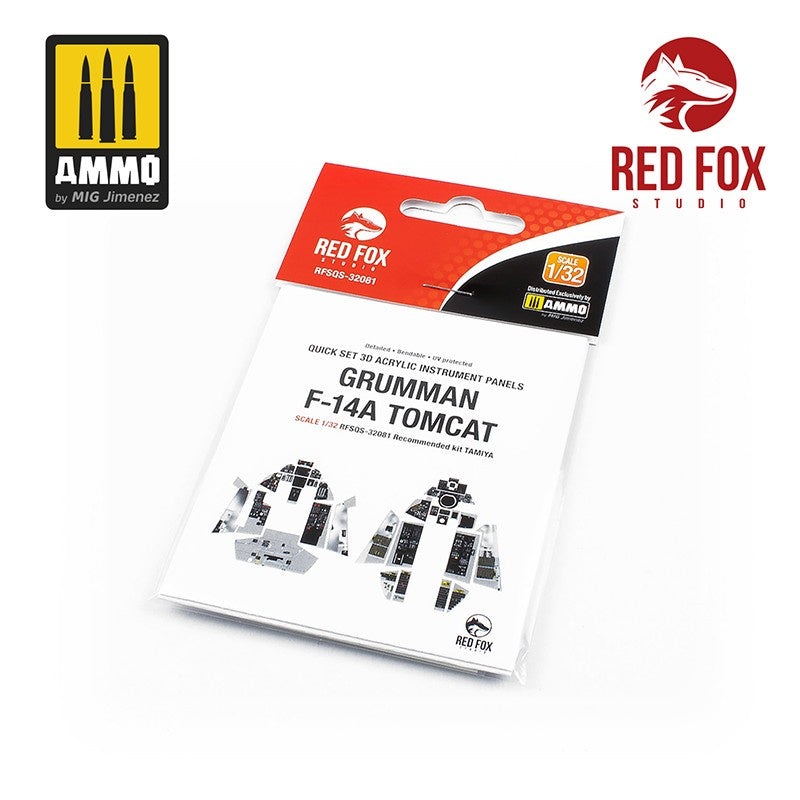 Red Fox Studio 32081 - 1/32 Grumman F-14A Tomcat (for Tamiya kit)