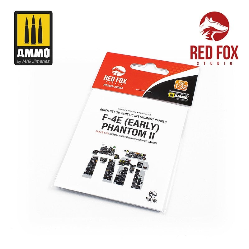 Red Fox Studio 32084 - 1/32 F-4E (Early) Phantom II (for Tamiya kit)