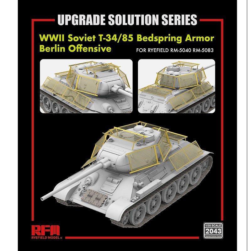 RFM - 1/35 I Soviet T-34/85 Bedspring Armour (Berlin Offensive) for 5083
