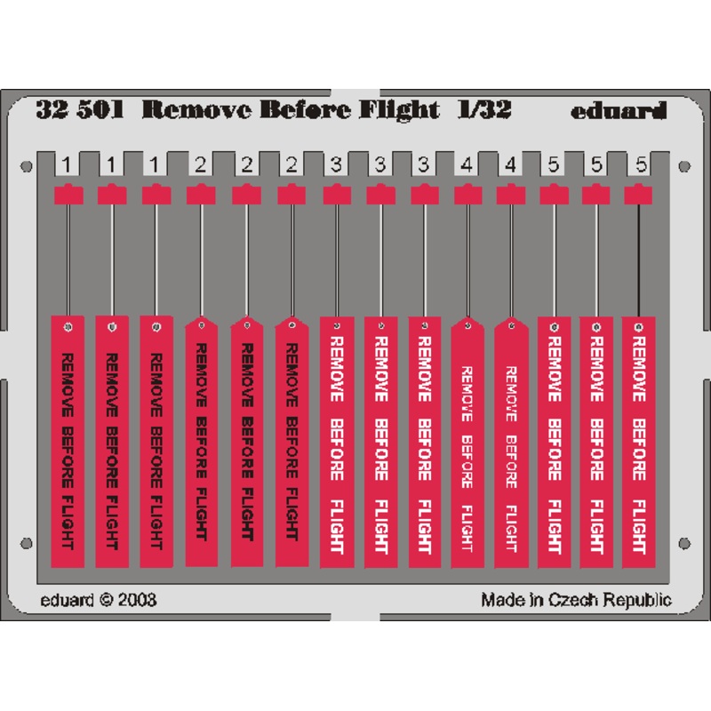 Eduard - 1/32 Remove Before Flight (Color photo-etched)32501