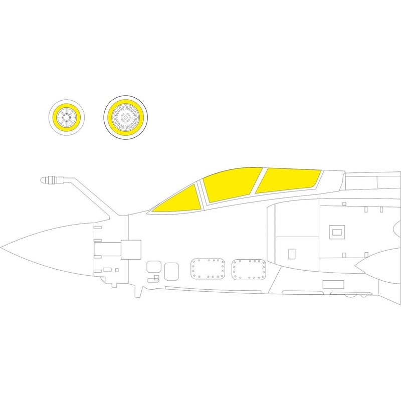 Eduard - 1/48 Buccaneer S.2C/D Masking sheet (for Airfix) EX906