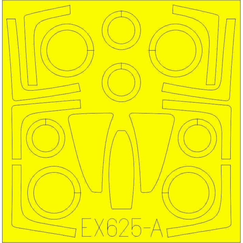 Eduard - 1/48 F-14D TFace Masking sheet (for Tamiya) EX625