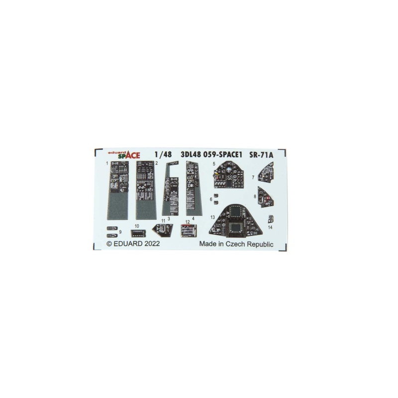 Eduard - 1/48 SR-71A SPACE set (for Revell) 3DL48059