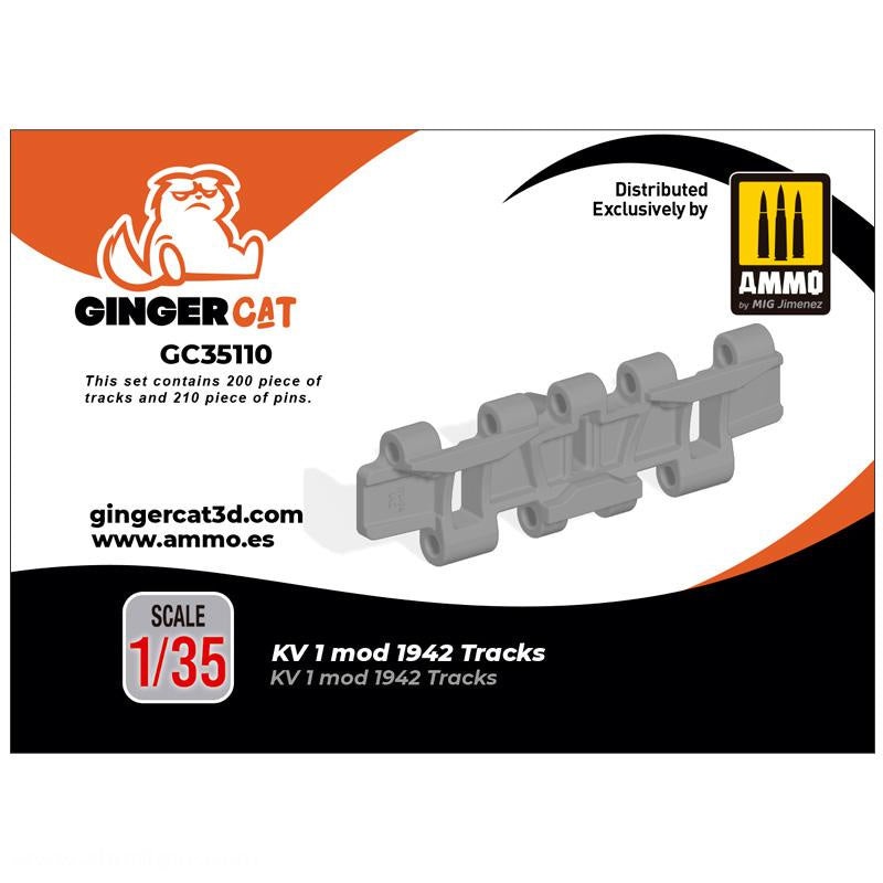 Gingercat - 1/35 KV 1 mod 1942 Tracks