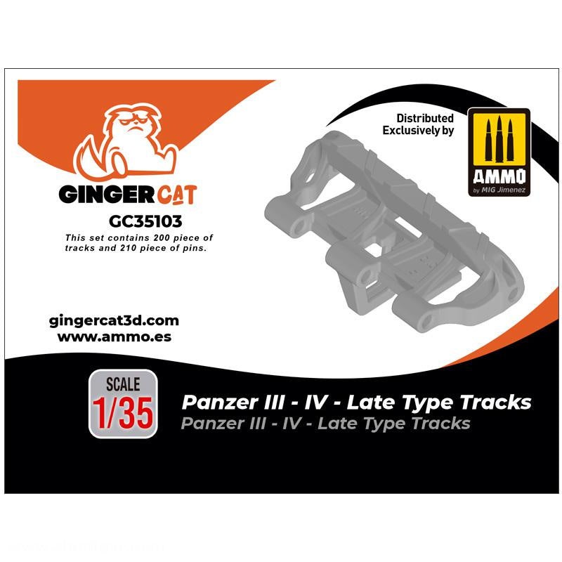 Gingercat - 1/35 Panzer III - IV - Late Type Tracks