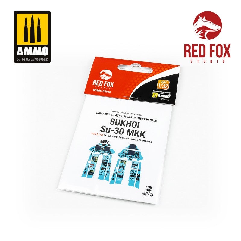 Red Fox Studio 32043 - 1/32 Sukhoi Su-30 MKK Flanker G (for Trumpeter kit)