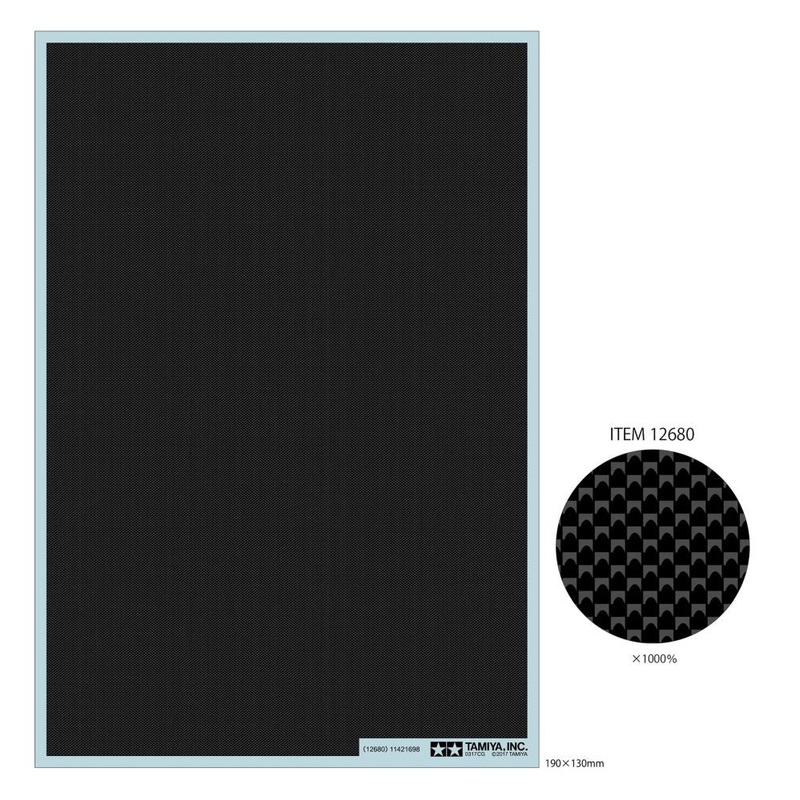 Tamiya - Carbon Decal Plain Weave - Extra Fine
