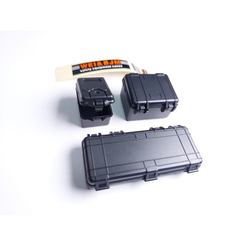 BigHorn RC - 1/24 Storage Boxes Kit - Black