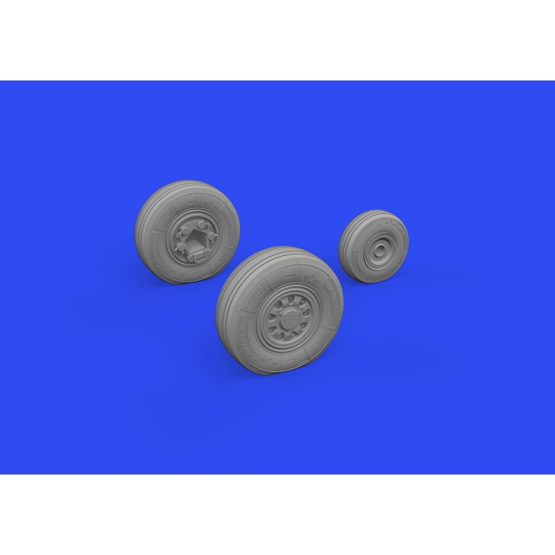 Eduard - 1/48 F-35A Wheels Brassin set (for Tamiya) 648839