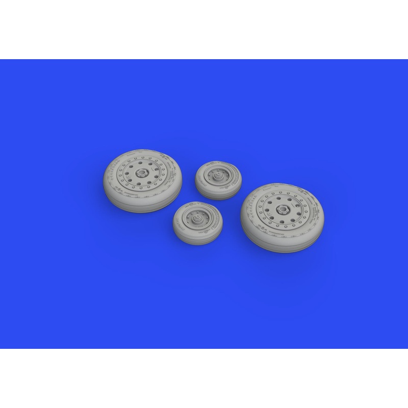 Eduard - 1/48 F-4B Wheels Brassin set (for Tamiya) 648682