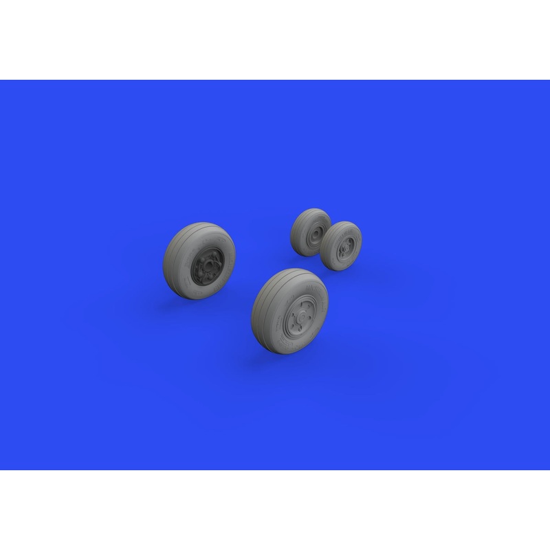 Eduard - 1/48 F/A-18E Wheels Brassin set (for Meng) 648701