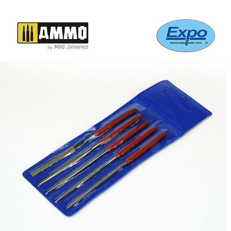 Expo - Mini Diamond File Set (5 pcs)