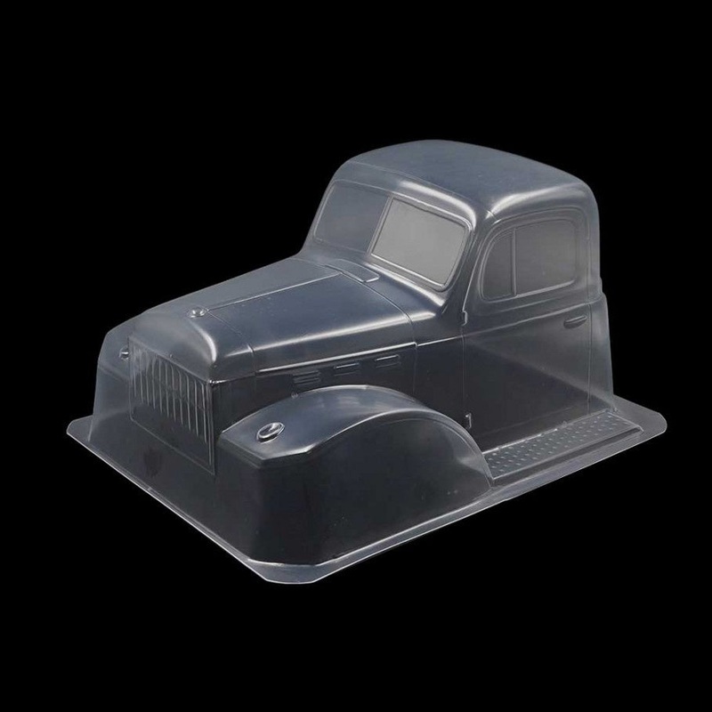 Xtra Speed - 1/10 Crawler Truck Cab Body 313mm Clear Lexan