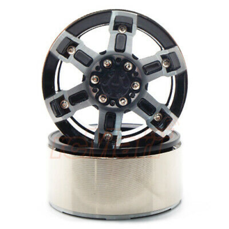 Xtra Speed - 1.9" Aluminium 6 Spoke Heavy Duty Beadlock Wheels (XS-59594)