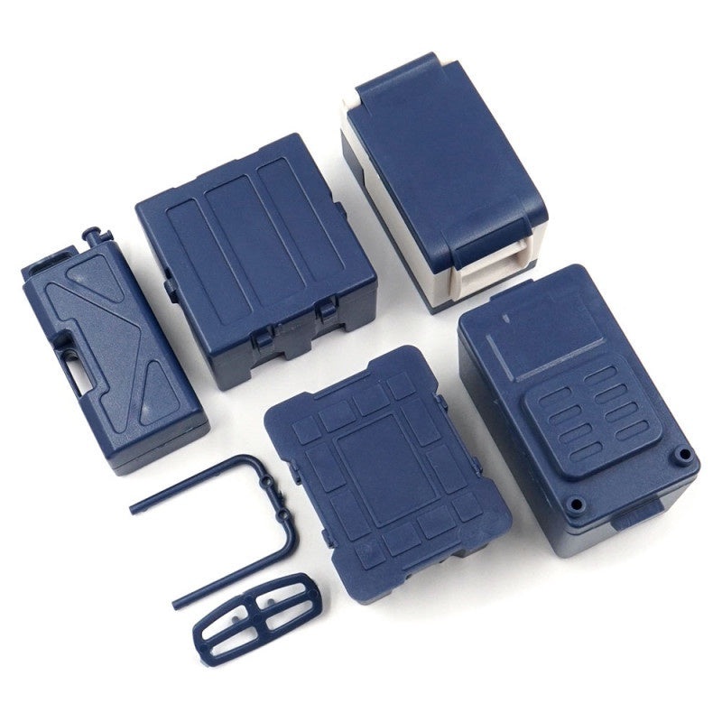 Xtra Speed - Scale Plastic Equipment Case Tank Freezer Luggage (BLUE)