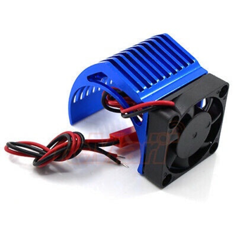 Yeah Racing - Alum. 540 Motor Heatsink w/ Cooling Fan