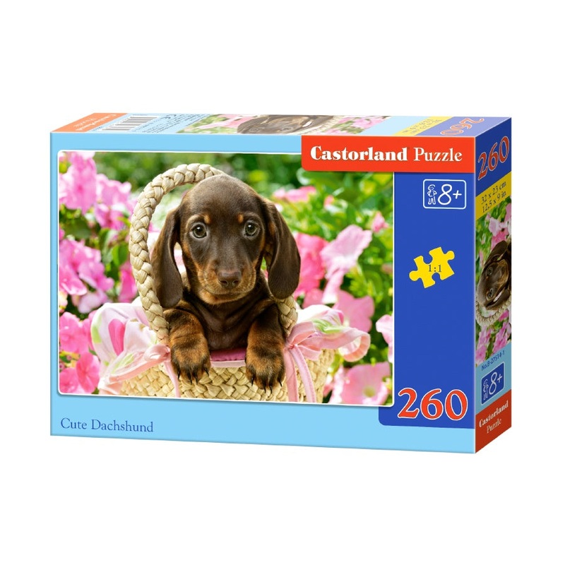 Castorland - Cute Dachhund (260pcs)
