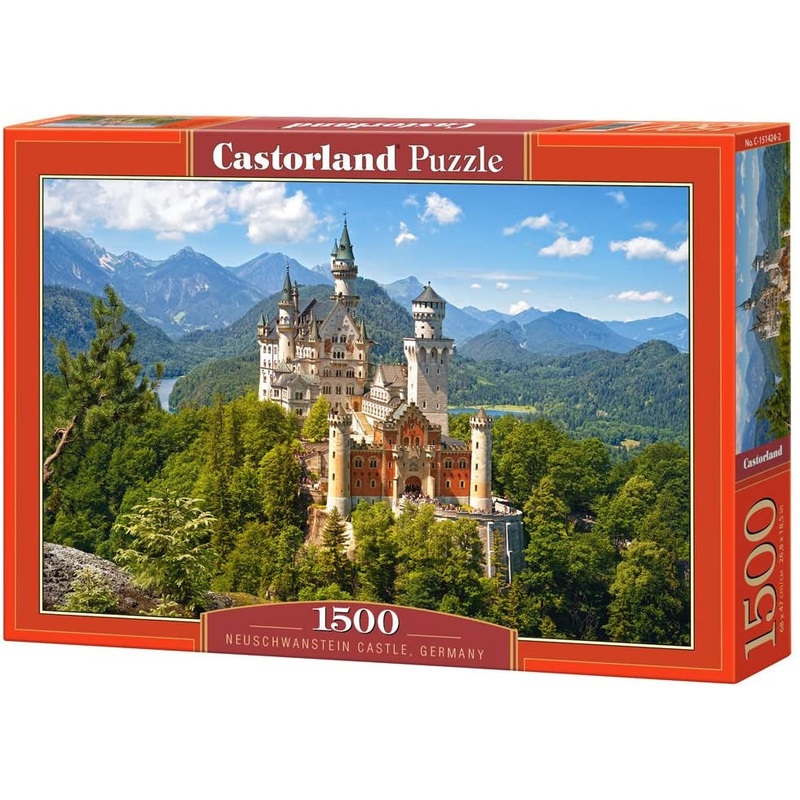 Castorland - View of the Newschwanstein Castle - Germany (1500pcs)