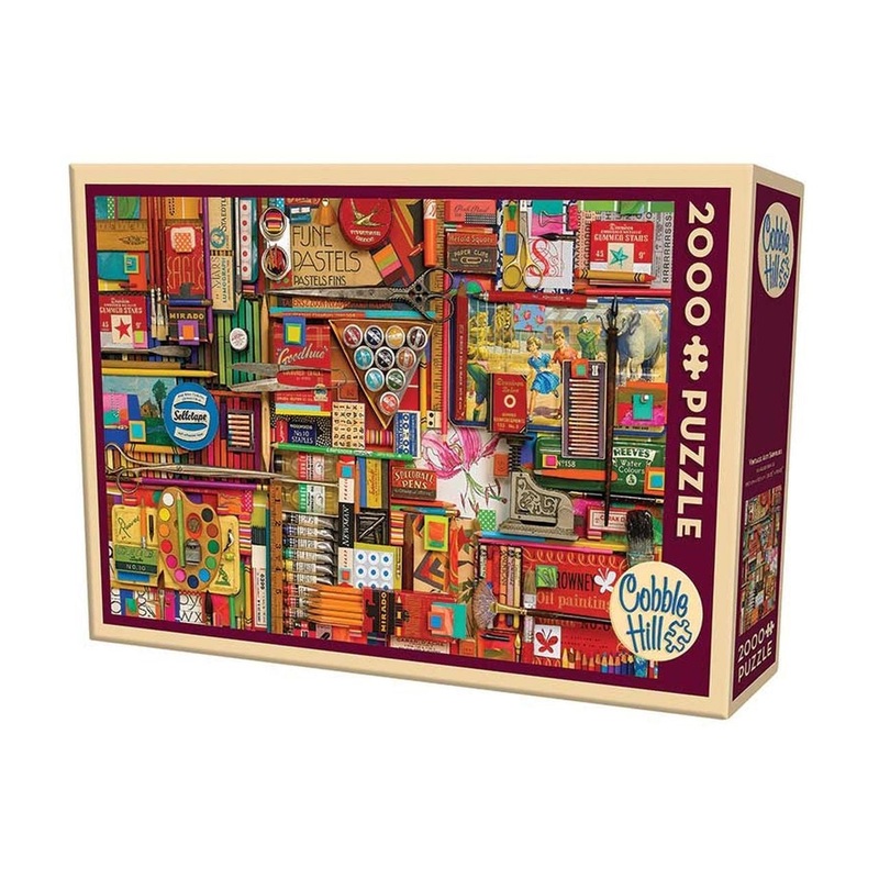 Cobble Hill - Vintage Art Supplies (2000pcs)
