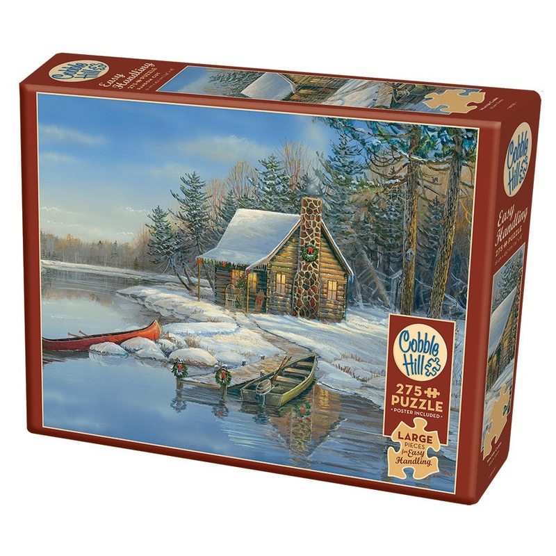Cobble Hill - Winter Cabin (275pcs) Easy Handling