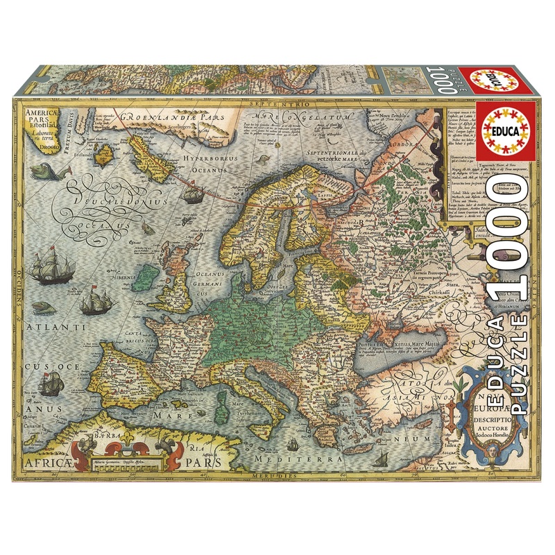 Educa - Map Of Europe (1000pc)