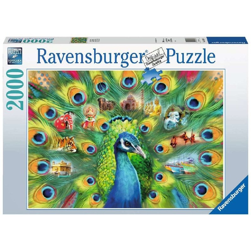 Ravensburger - Land Of The Peacock (2000pcs)