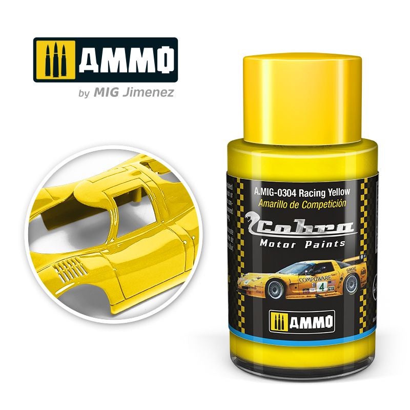 AMMO - 0304 Cobra Motor Racing Yellow