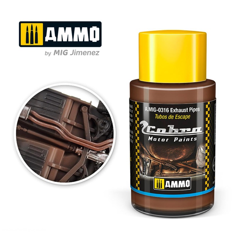 AMMO - 0316 Cobra Motor Exhaust pipes