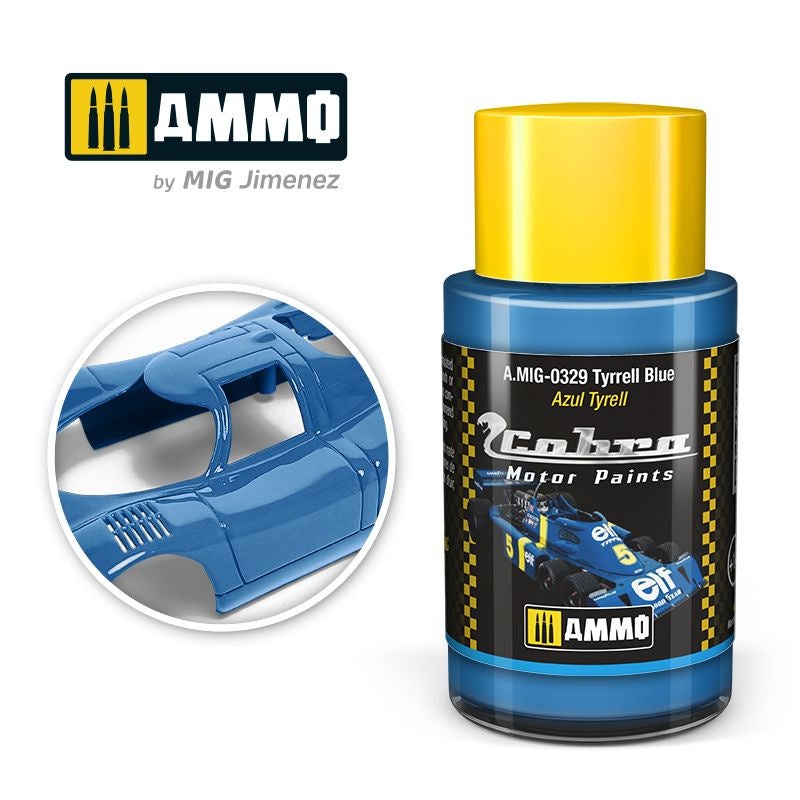 AMMO - 0329 Cobra Motor Tyrrell Blue