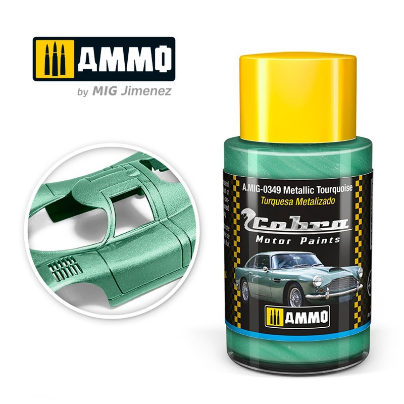 AMMO - 0349 Cobra Motor Metallic Tourquoise