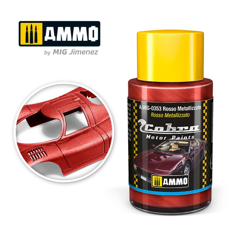 AMMO - 0353 Cobra Motor Rosso Metallizzato