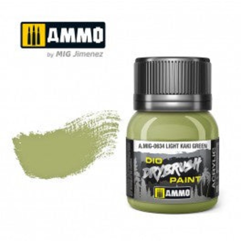 AMMO - 0634 DRYBRUSH Light Kaki Green