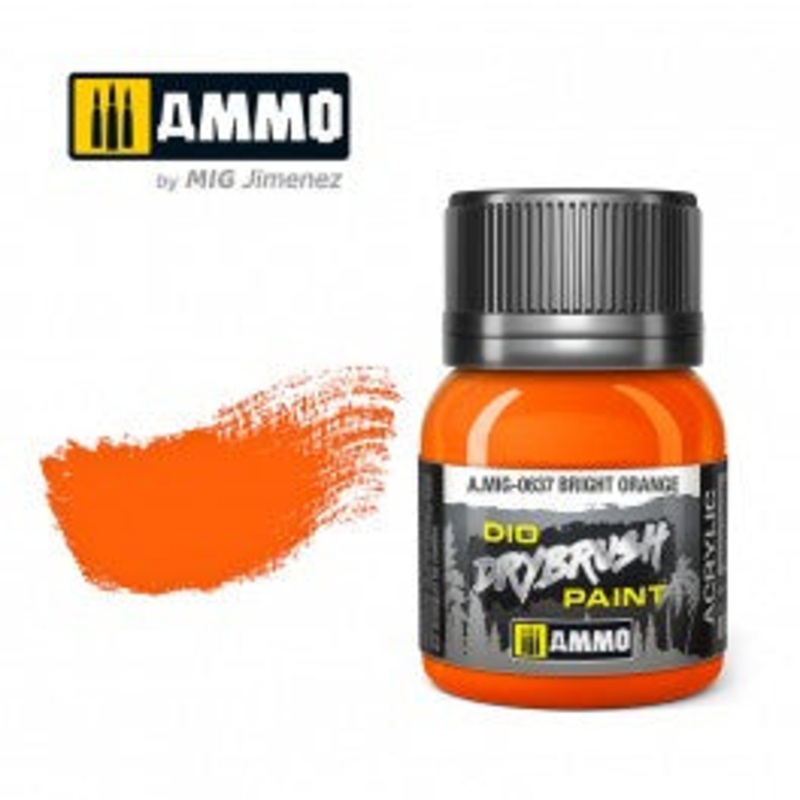 AMMO - 0637 DRYBRUSH Bright Orange