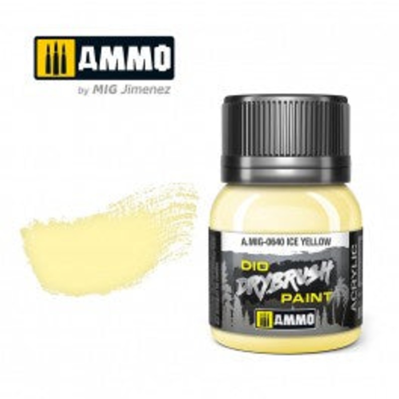 AMMO - 0640 DRYBRUSH Ice Yellow