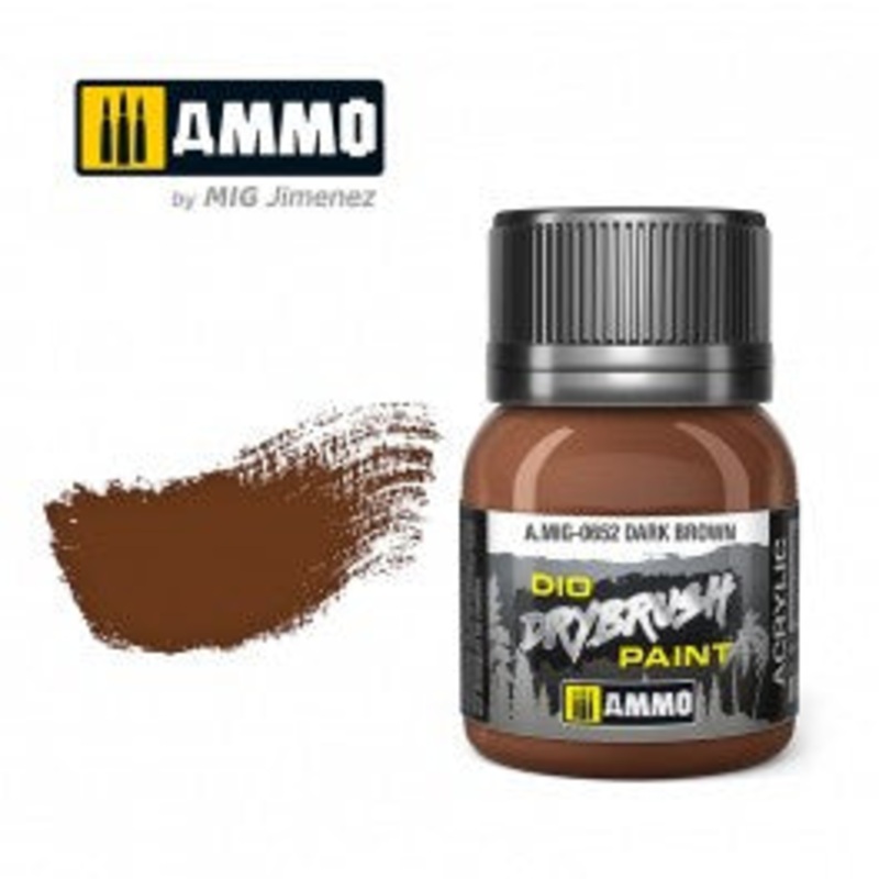 AMMO - 0652 DRYBRUSH Dark Brown