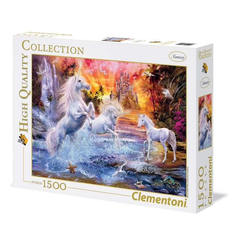 Clementoni - Wild Unicorns (1500pcs)