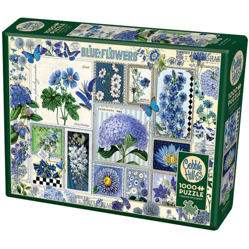 Cobble Hill - Blue Flowers (1000pcs)