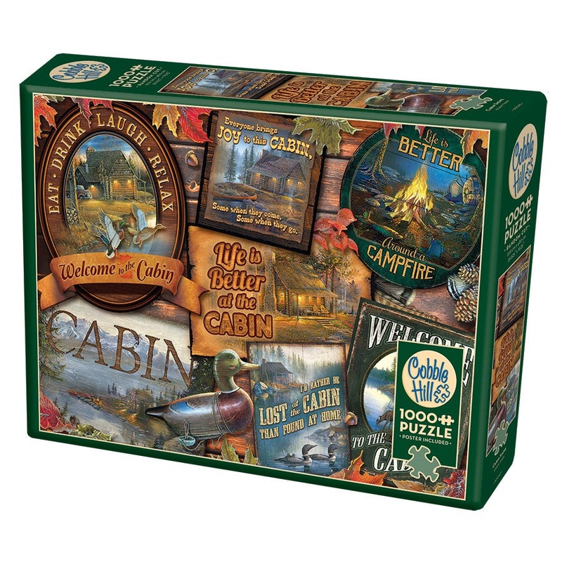 Cobble Hill - Cabin Signs (1000pcs)