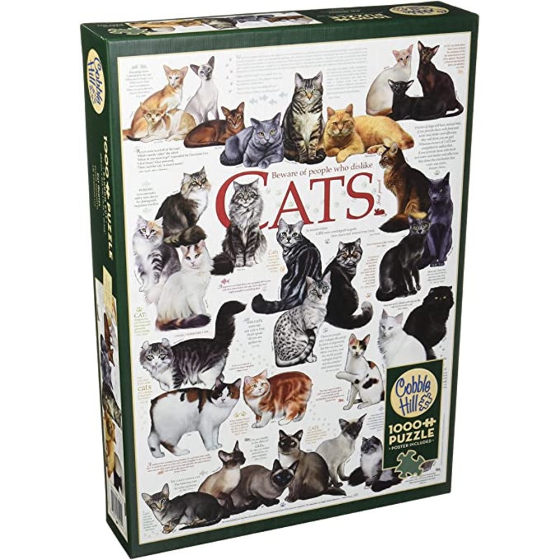 Cobble Hill - Cat Quotes (1000pcs)