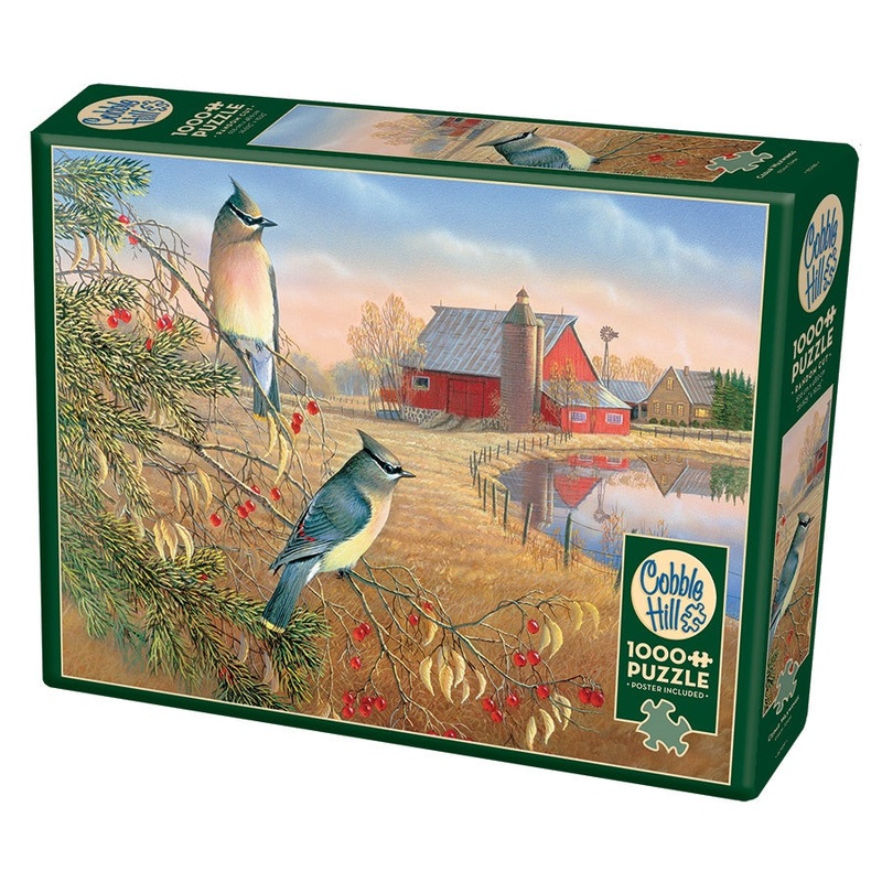 Cobble Hill - Cedar Waxwings (1000pcs)