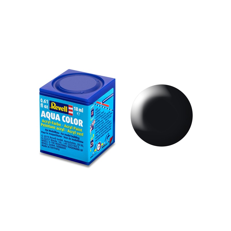 Revell - 302 Black Silk (RAL 9005) (18ml)