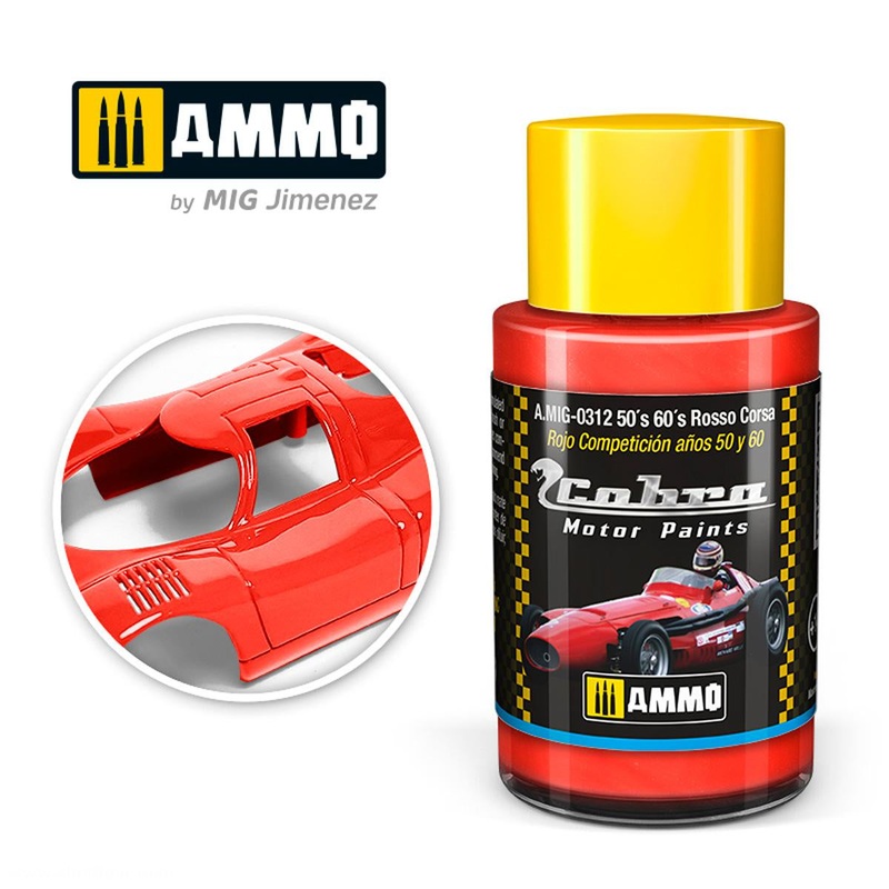 AMMO - 0312 Cobra Motor 50's 60's Rosso Corsa