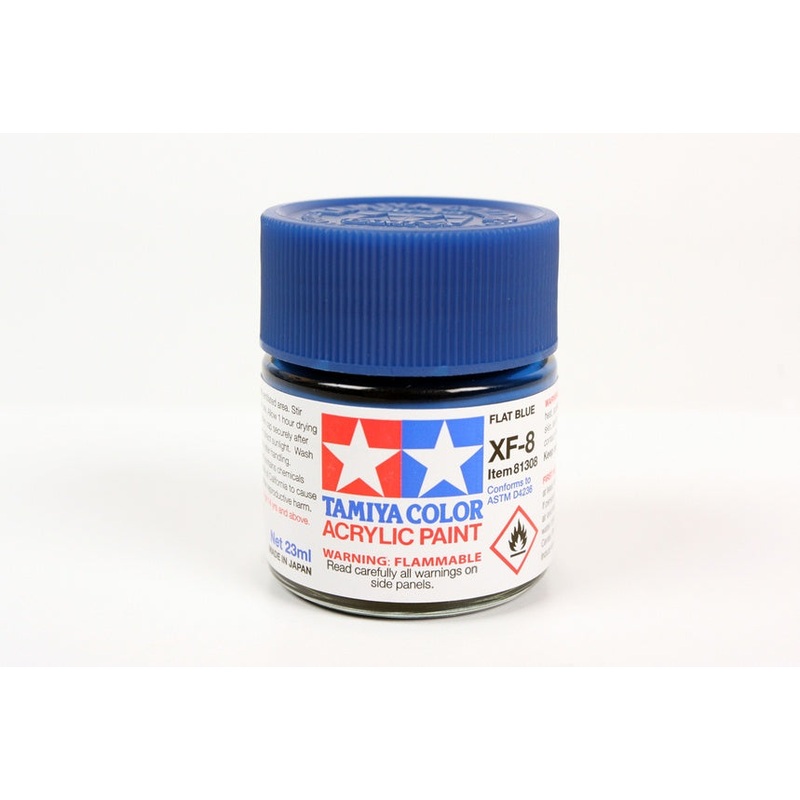 Tamiya - XF-8 Flat Blue Acrylic (23ml)