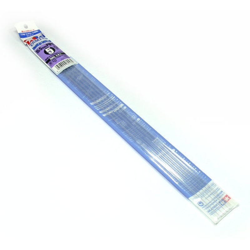 Tamiya - Clear Plastic Beams 5mm Pipe (5pcs)