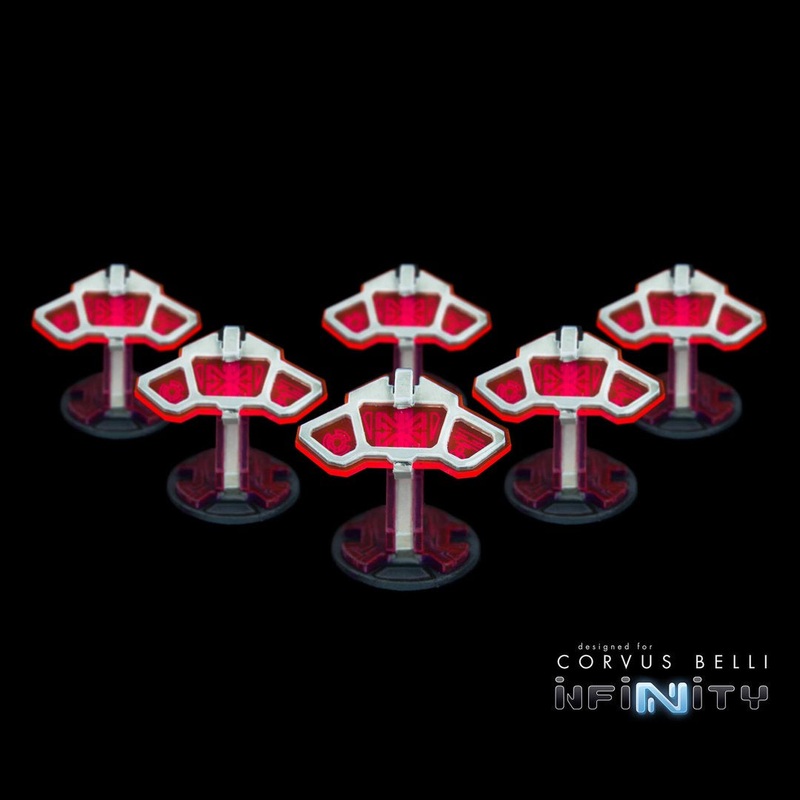 Warsenal - Access Terminal 6 pack - Fluorescent Red