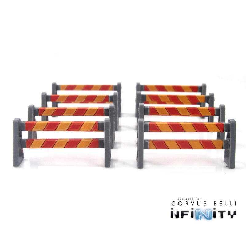 Warsenal - Construction Barricade - 8 Pack