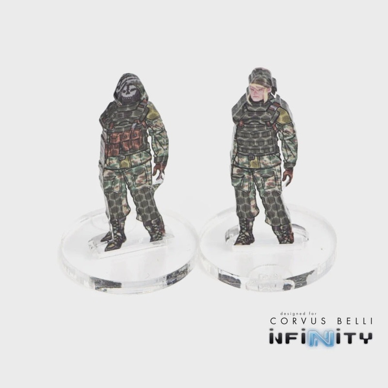 Warsenal - Infinity 3D Markers - Strelok (Ambush Camo, 2x 25mm)