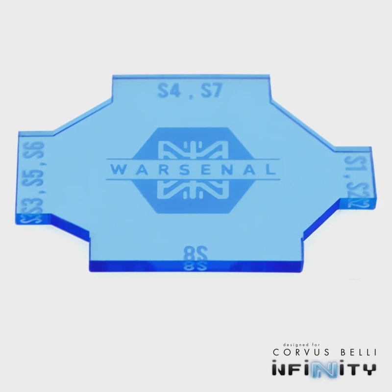 Warsenal - Infinity Gap Keys - Fluorescent Blue