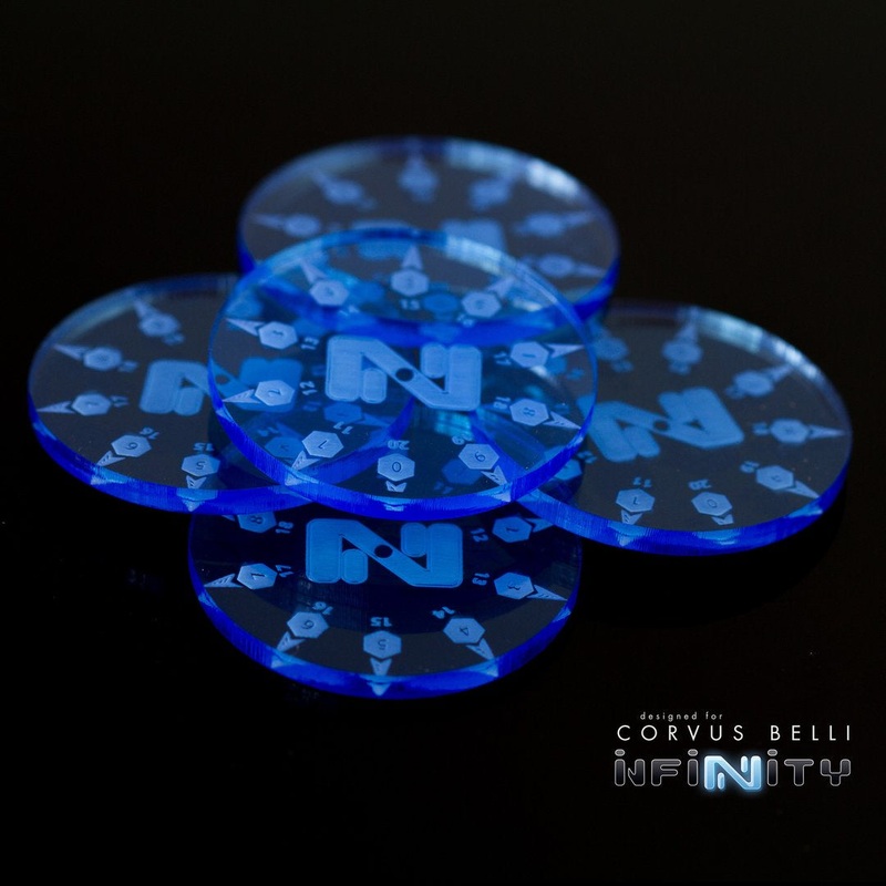 Warsenal - Mini Smoke Template Pack - Fluorescent Blue